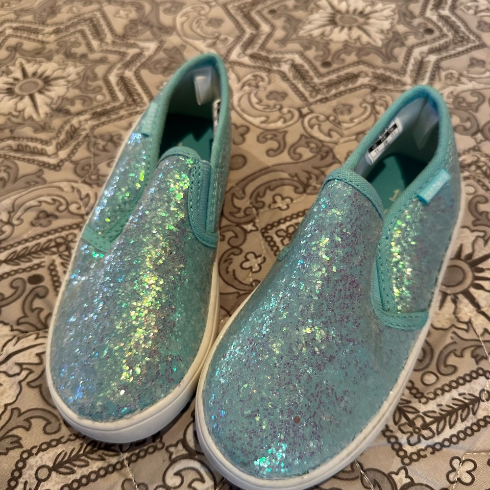 Carter's Teal Slip-On Shoes